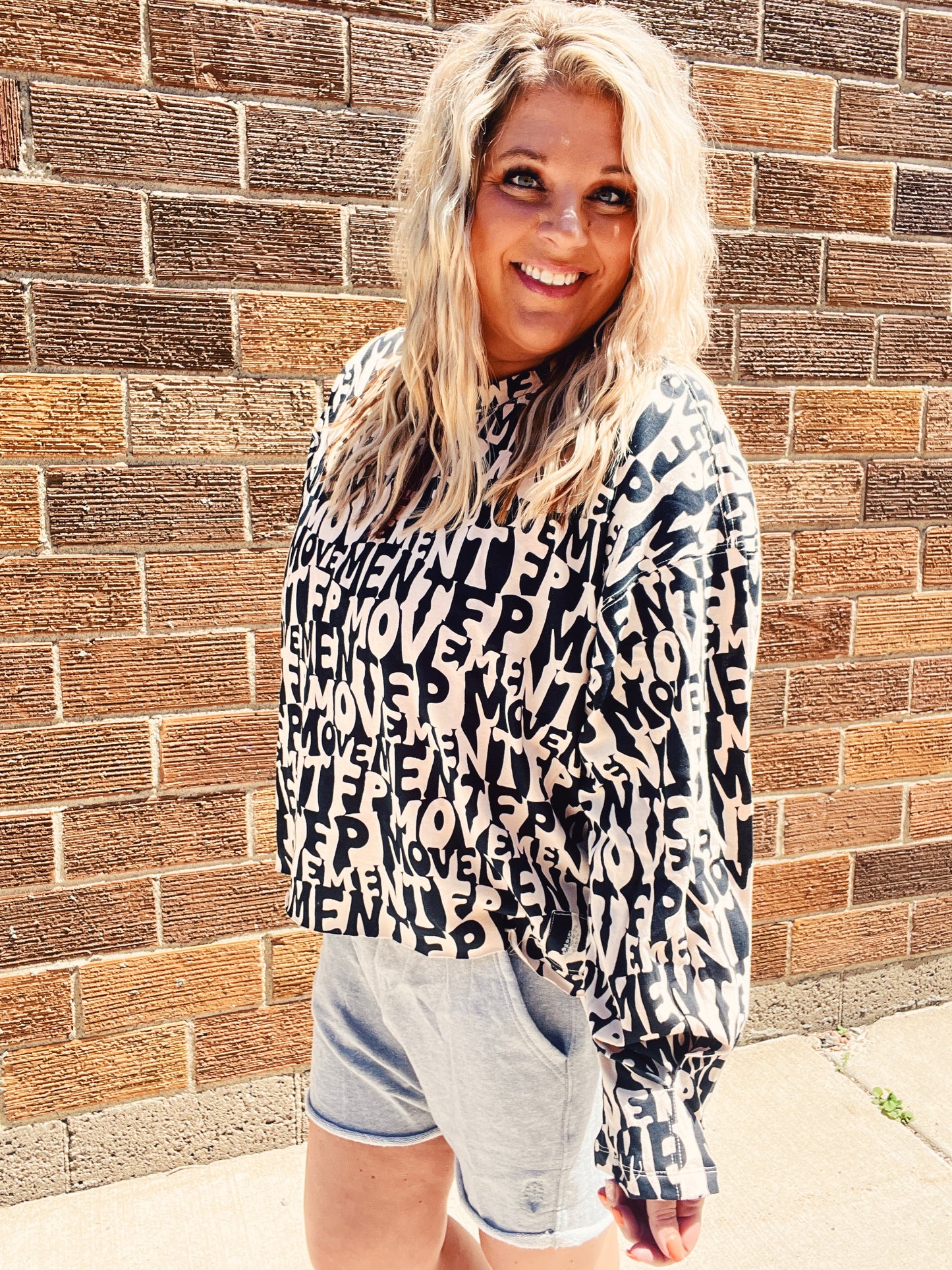 Free People Logo Long Sleeve