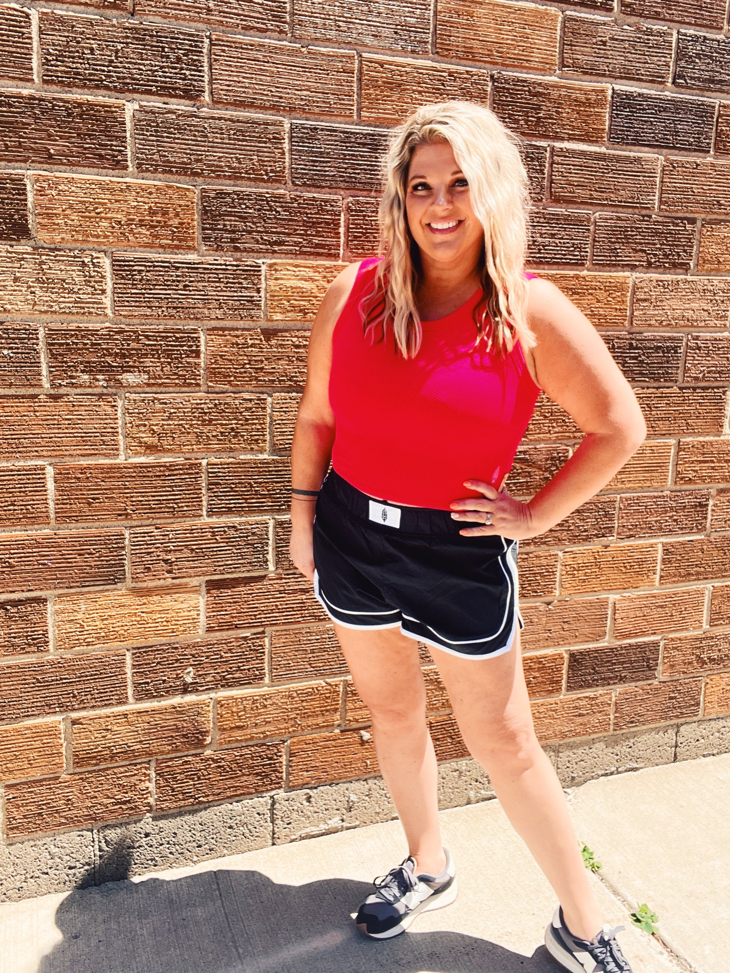 Free People Varsity Blues Shorts
