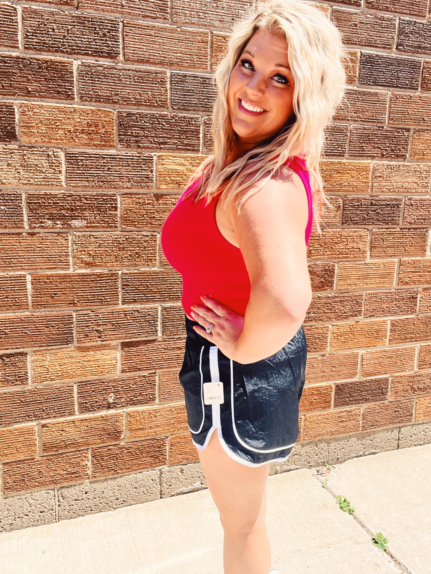 Free People Varsity Blues Shorts
