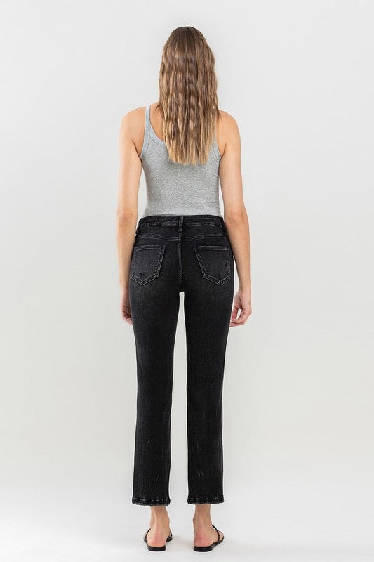 Well Behaved High Rise Straight Jeans