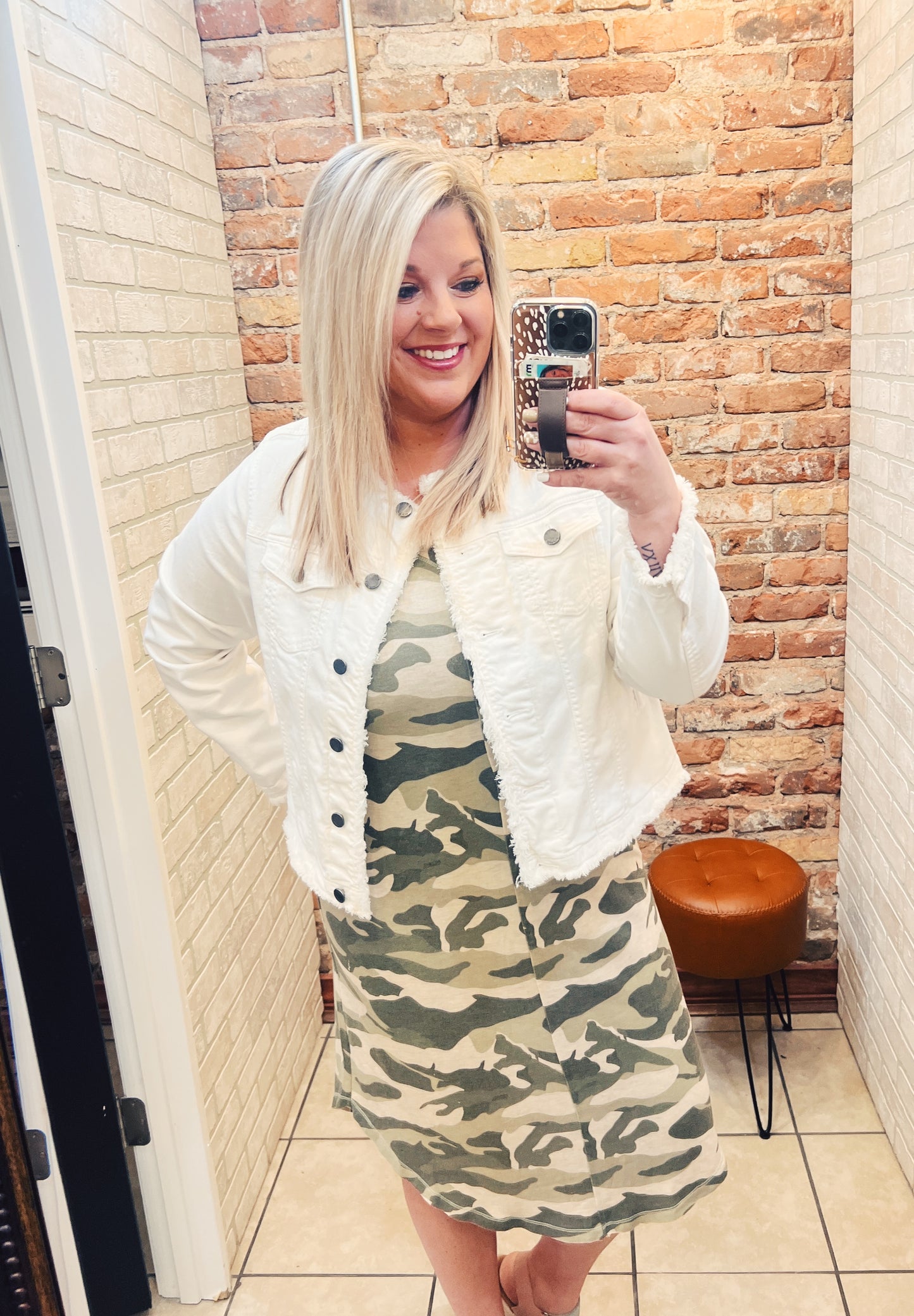 Camo Midi Dress