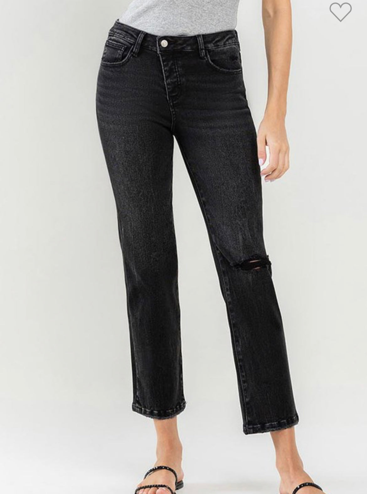Well Behaved High Rise Straight Jeans