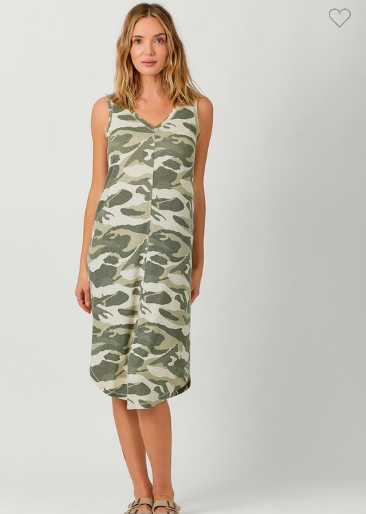 Camo Midi Dress