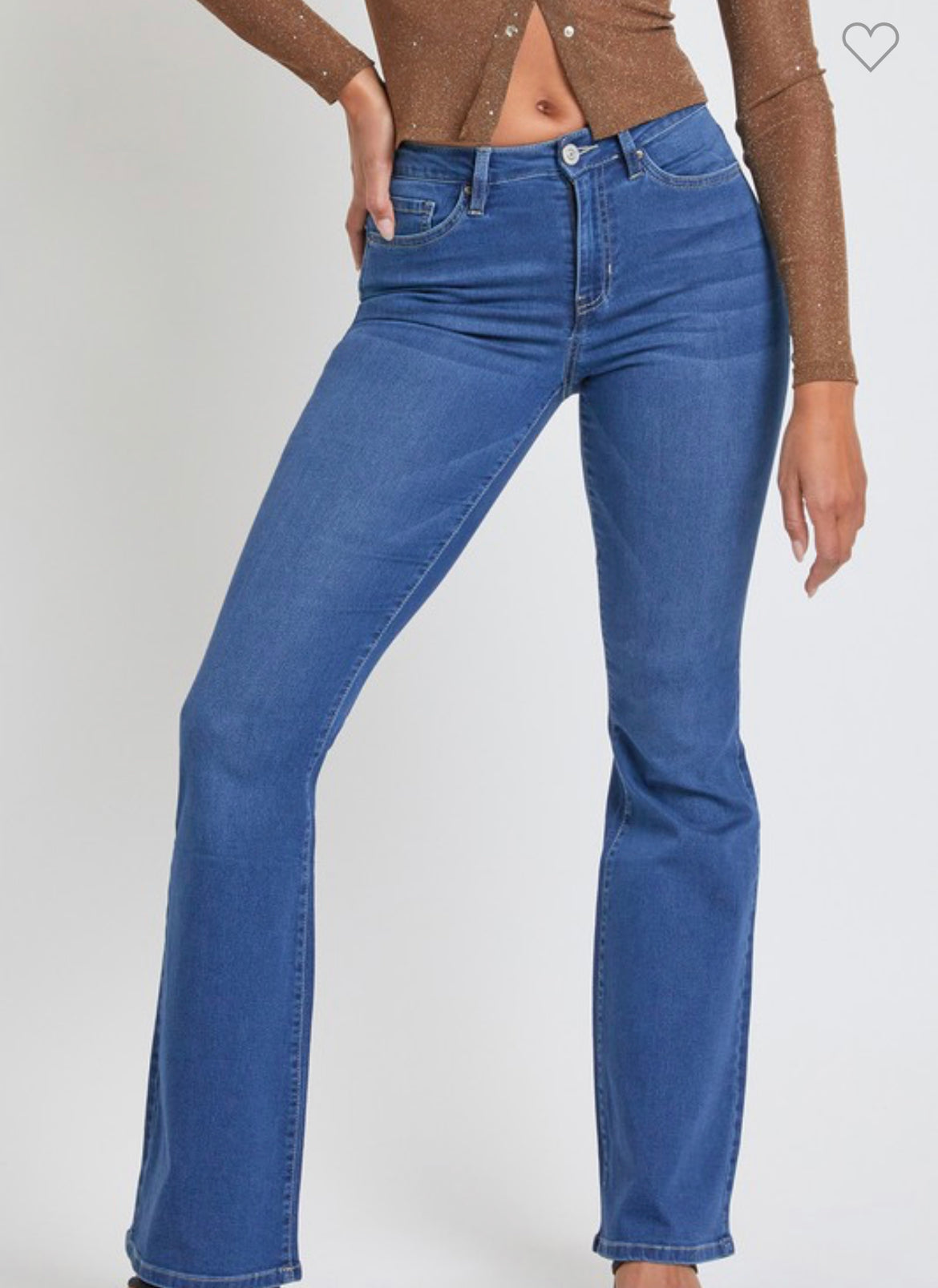 Hyper Stretch High Rise Flare