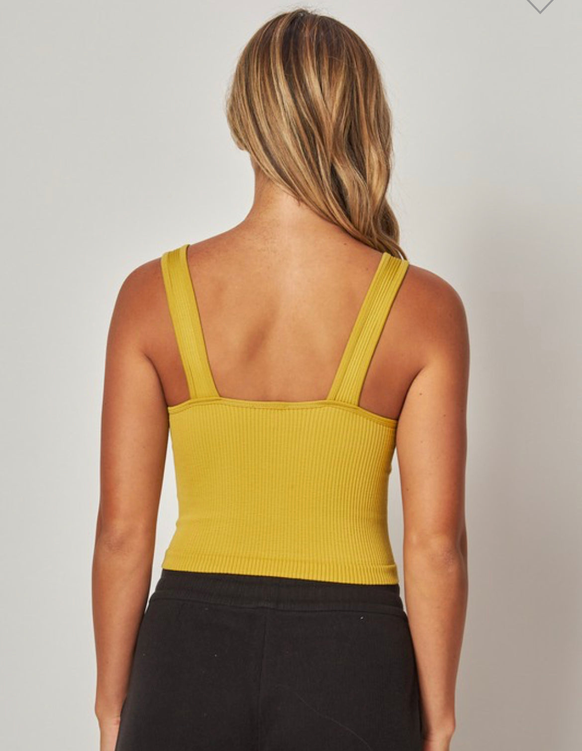 Ribbed Seamless Crop Top/Bra