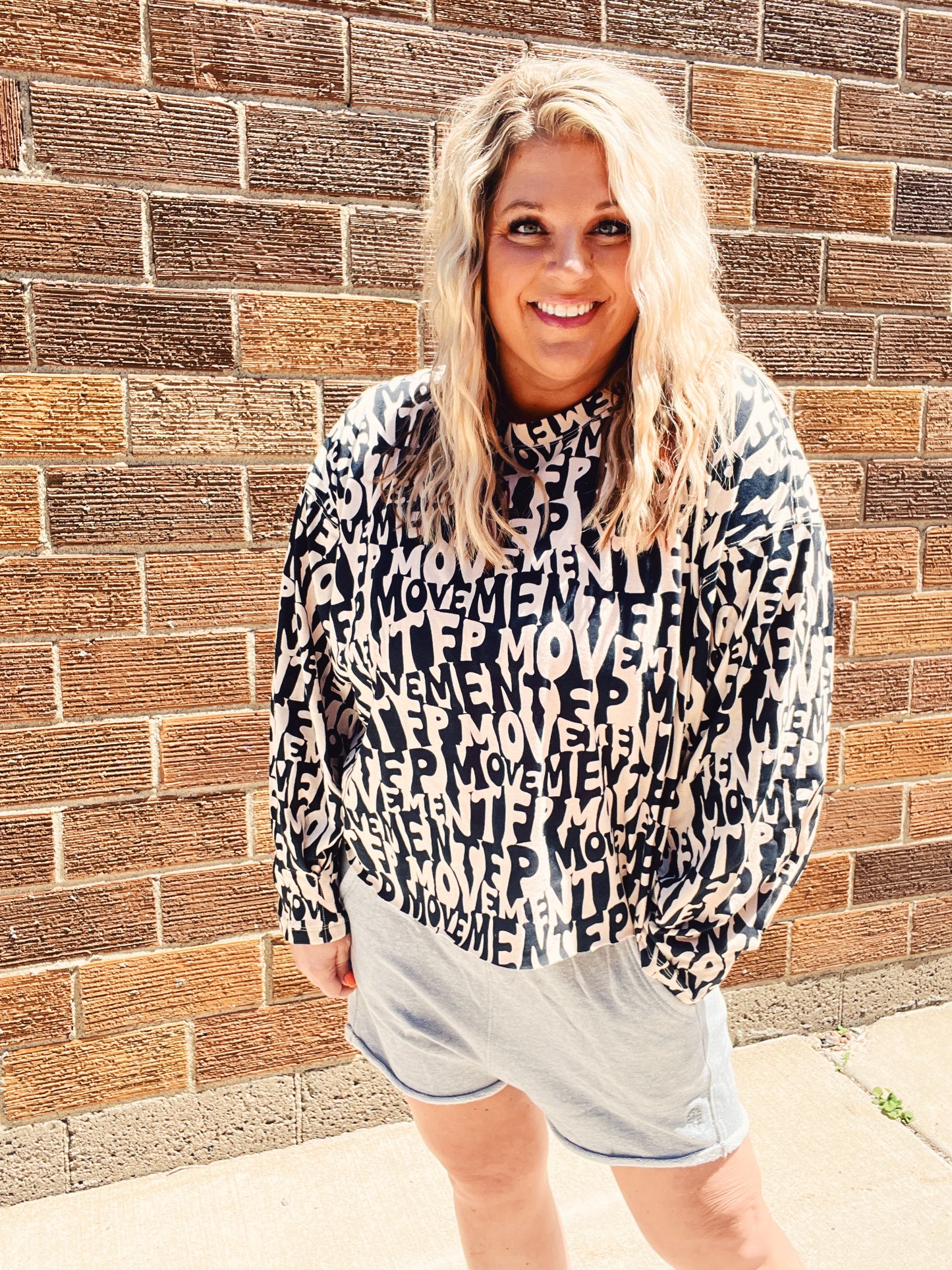 Free People Logo Long Sleeve