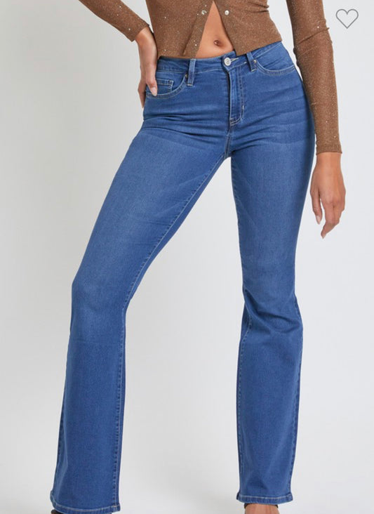 Hyper Stretch High Rise Flare