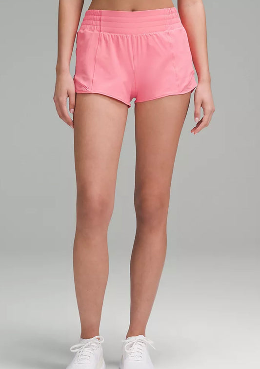 Hotty Hot Short Lined 2.5” Sakura Pink