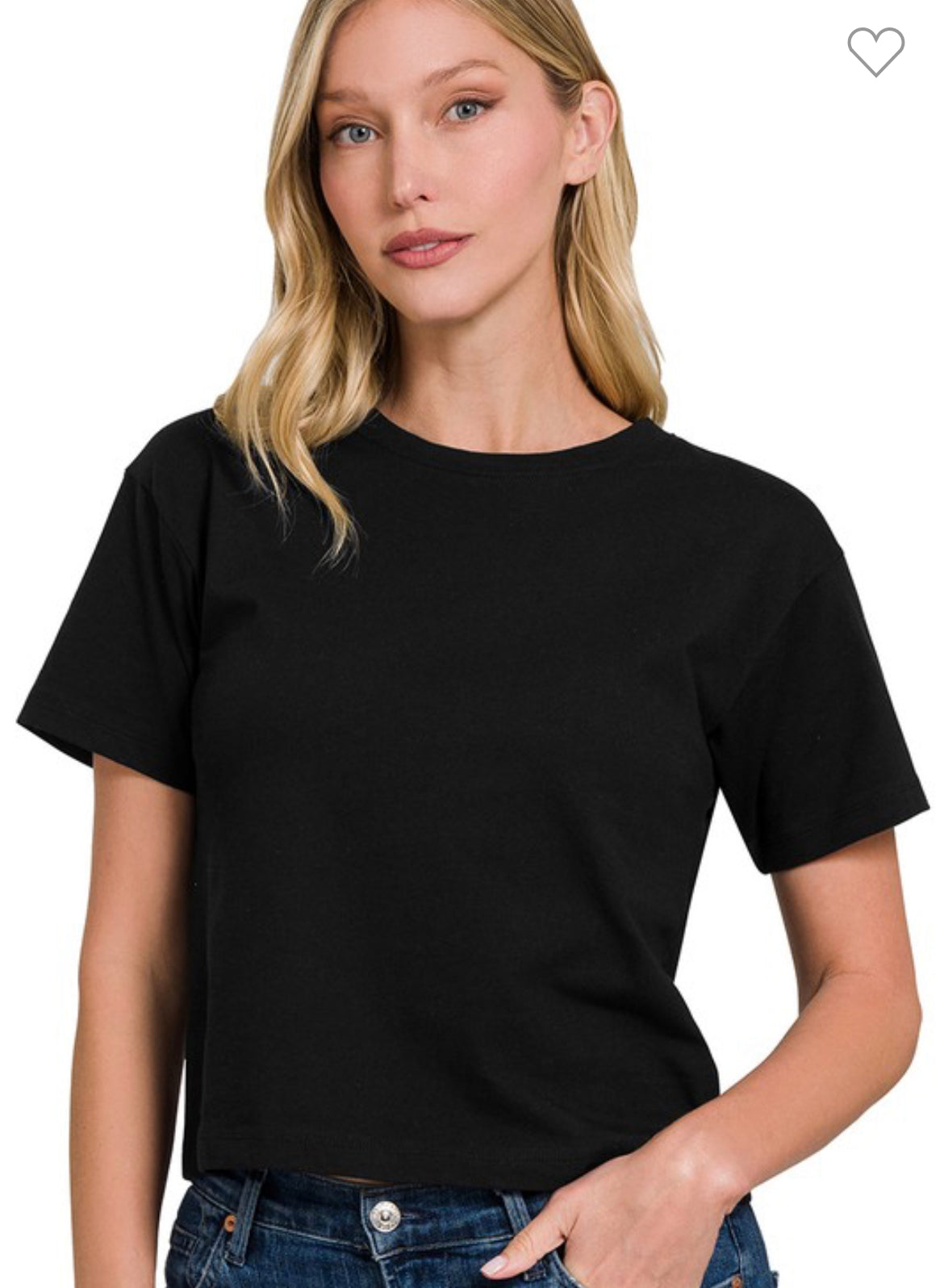 Cropped Basic Tee