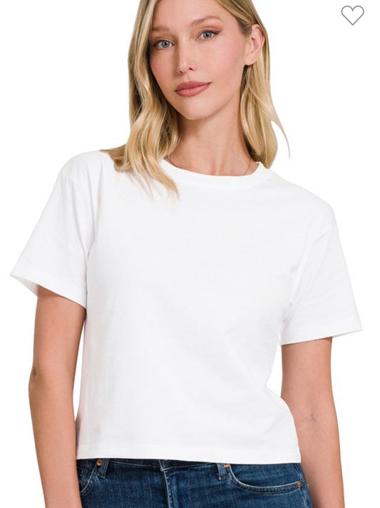 Cropped Basic Tee